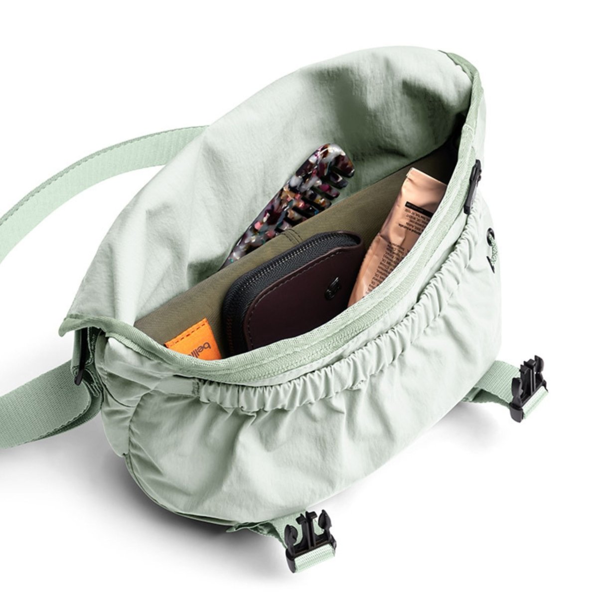 Bellroy Cinch Mini Messenger in Seafoam - Getoutside Shoes