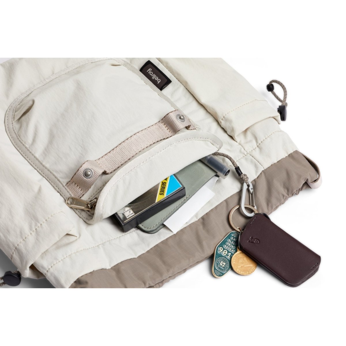 Bellroy Cinch Minipack in Oat - Getoutside Shoes