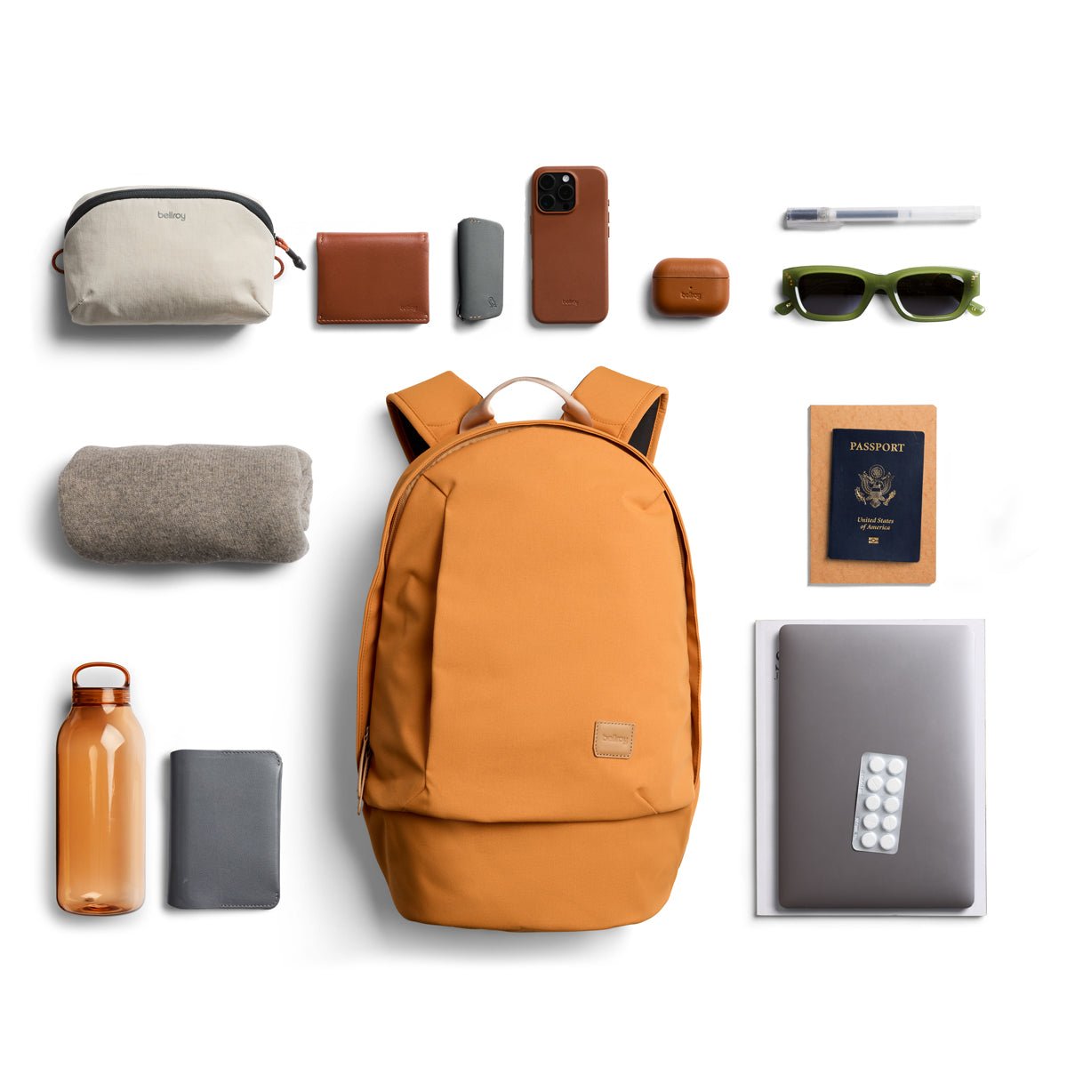 bellroy classic backpack moss poland Bellroy Classic Backpack 20L in Butterscotch – Getoutside Shoes