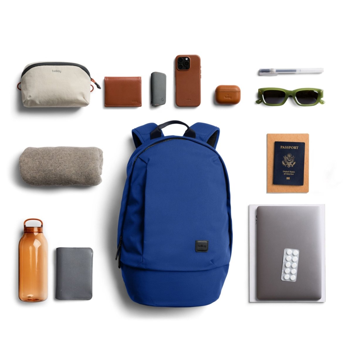 Bellroy Classic Backpack 20L (Third Edition) in Indigo - Getoutside Shoes