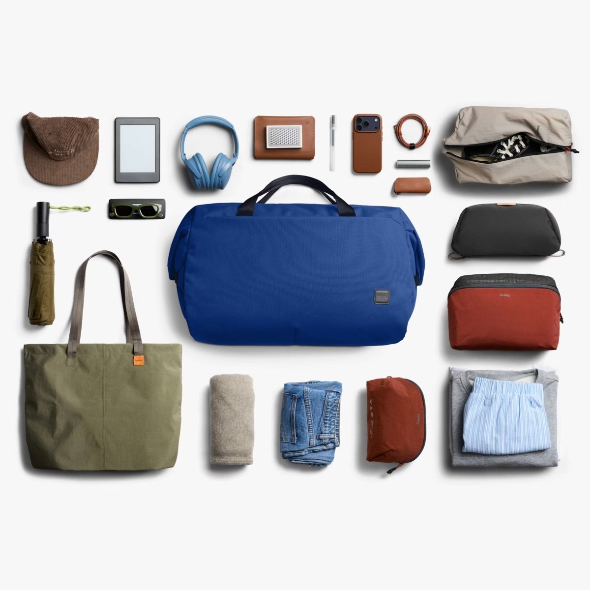 Bellroy Classic Duffel 45L in Indigo - Getoutside Shoes