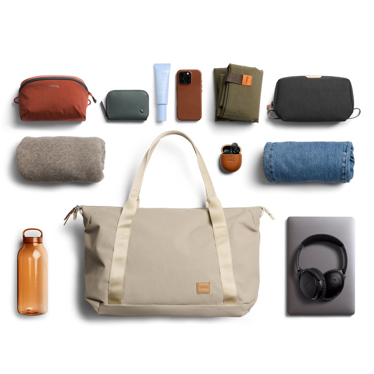 Bellroy Classic Getaway Bag 28L in Tahini - Getoutside Shoes