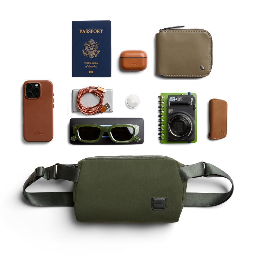 Bellroy Classic Sling 3L in Olive - Getoutside Shoes