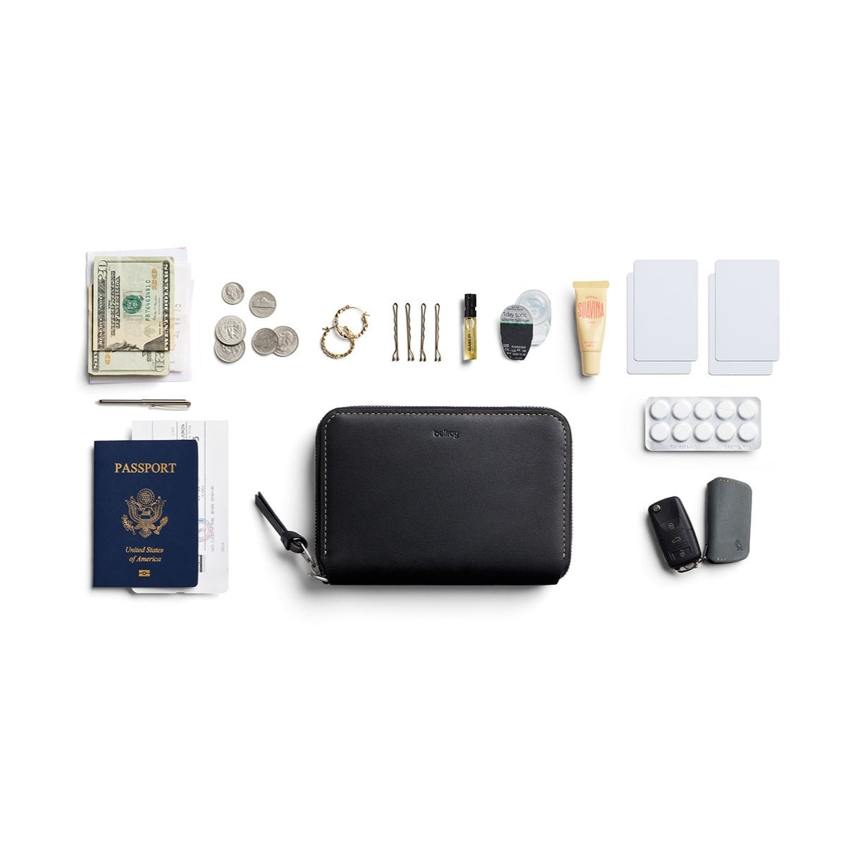 Bellroy Folio Wallet in Black - Getoutside Shoes