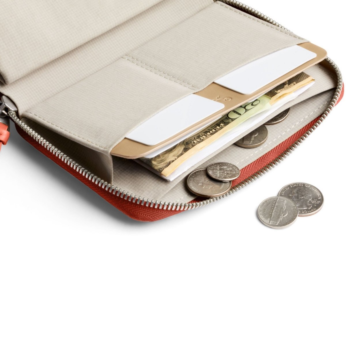 Bellroy Folio Wallet in Blood Orange - Getoutside Shoes