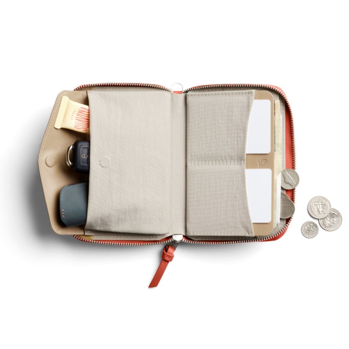 Bellroy Folio Wallet in Blood Orange - Getoutside Shoes