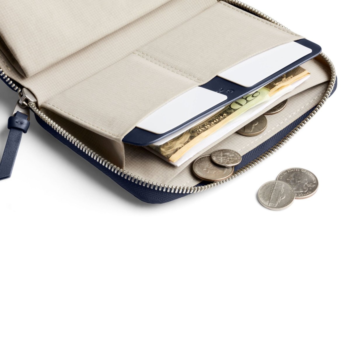 Bellroy Folio Wallet in Navy - Getoutside Shoes