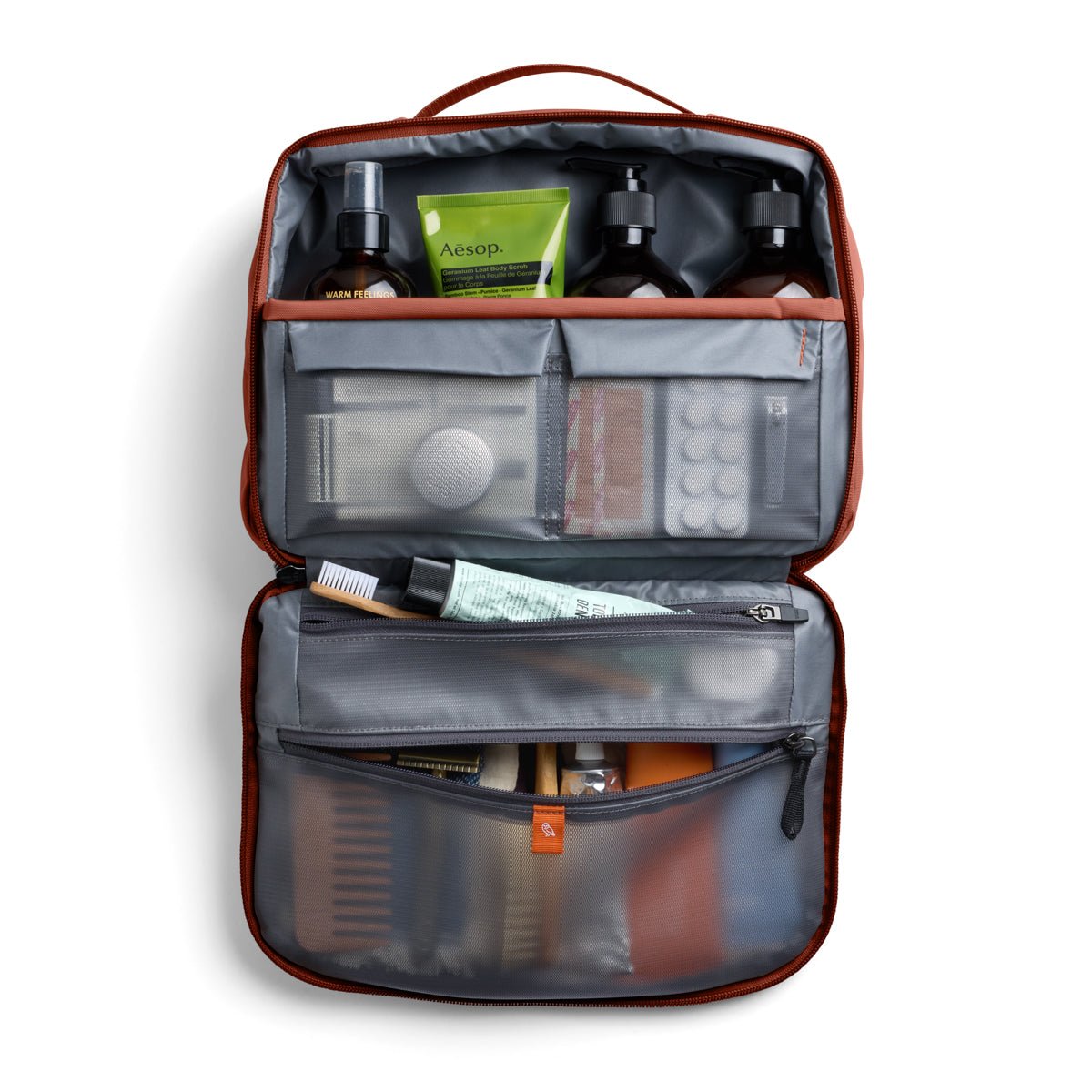 Bellroy Hanging Toiletry Kit Plus in Clay - Getoutside Shoes