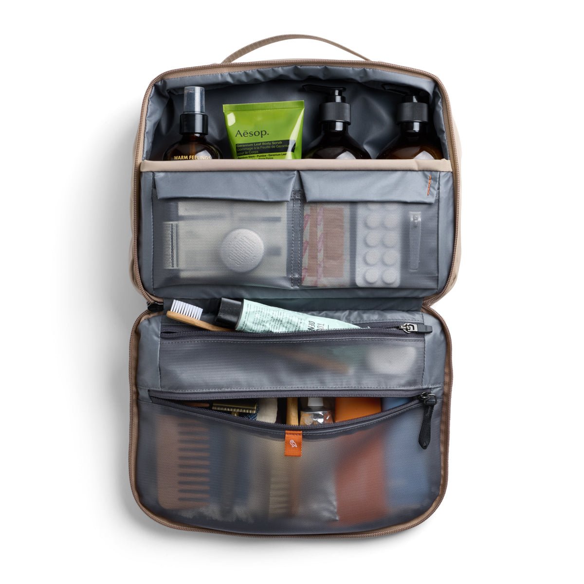 Bellroy Hanging Toiletry Kit Plus in Stone - Getoutside Shoes