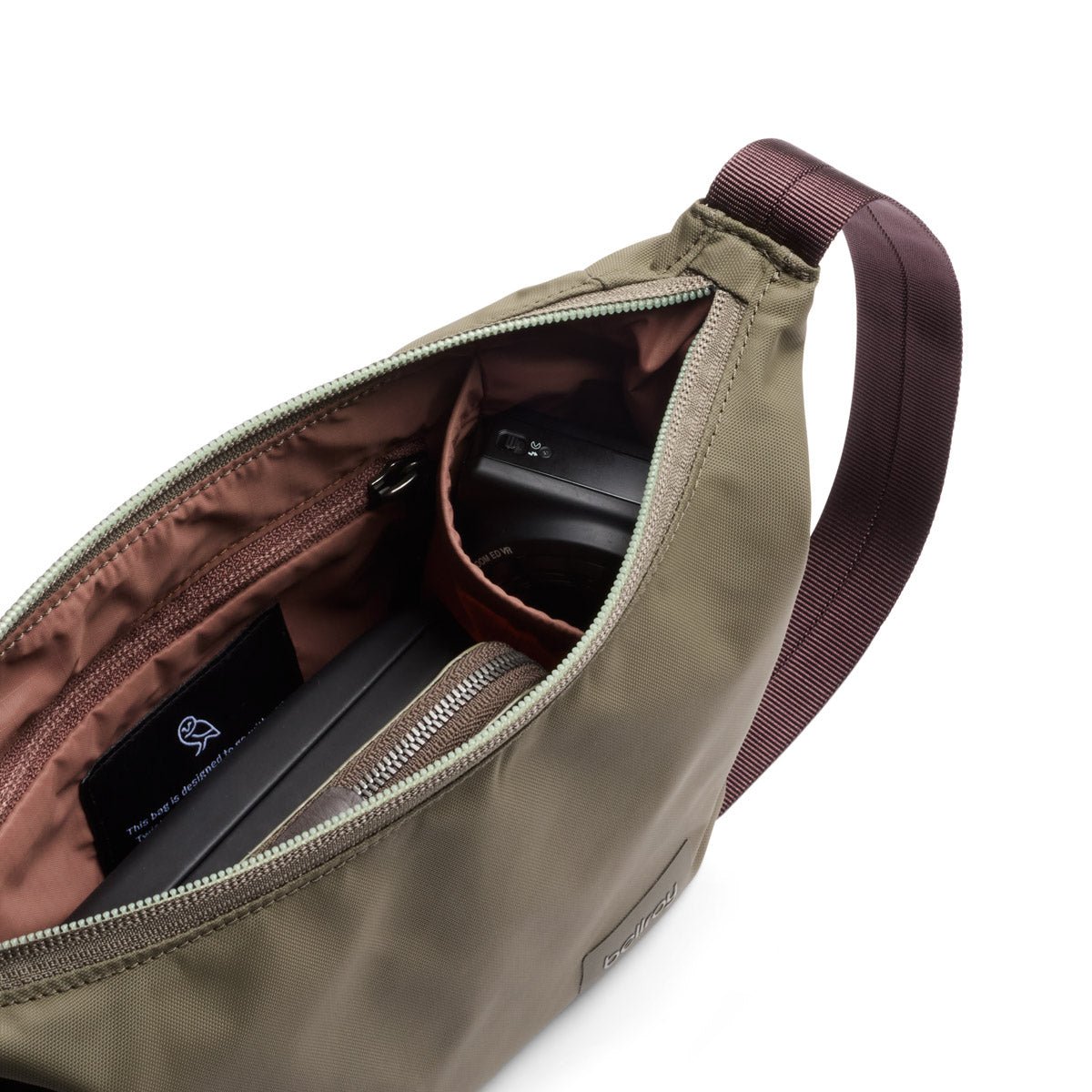 Bellroy Laneway Crescent Bag 2.5L in Seakelp - Getoutside Shoes
