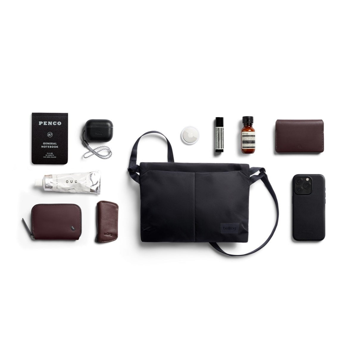 Bellroy Laneway Sacoche in Ink - Getoutside Shoes
