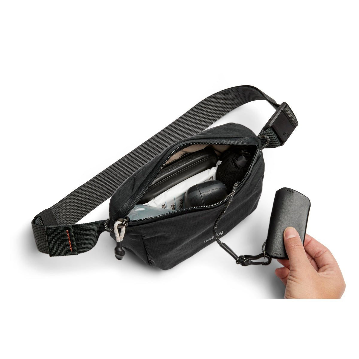 Bellroy Lite Belt Bag in Black - Getoutside Shoes