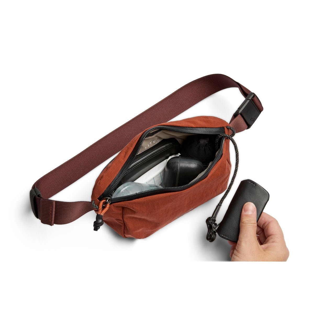 Bellroy Lite Belt Bag in Clay - Getoutside Shoes