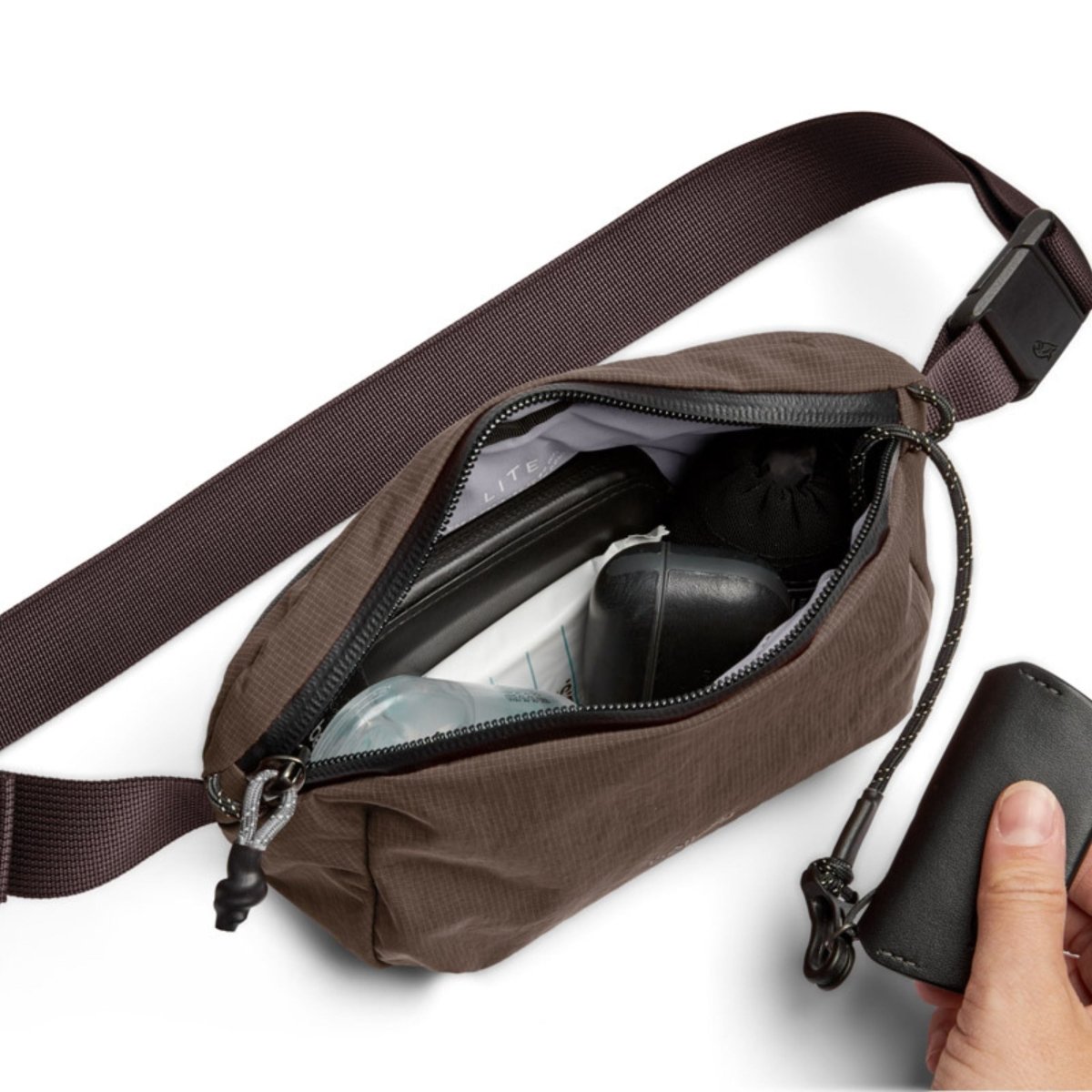 Bellroy Lite Belt Bag in River Rock - Getoutside Shoes