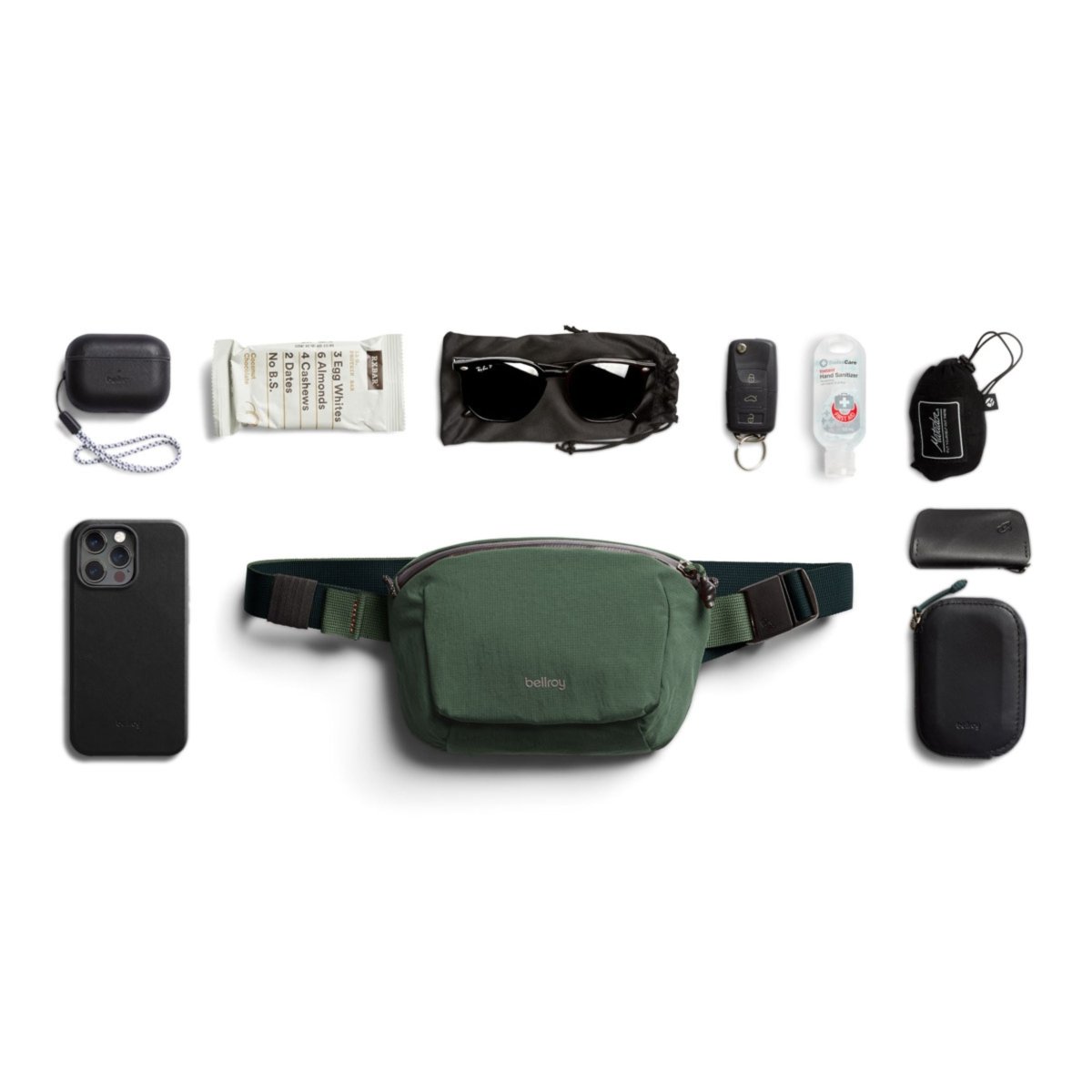 Bellroy Lite Belt Bag in Spruce - Getoutside Shoes