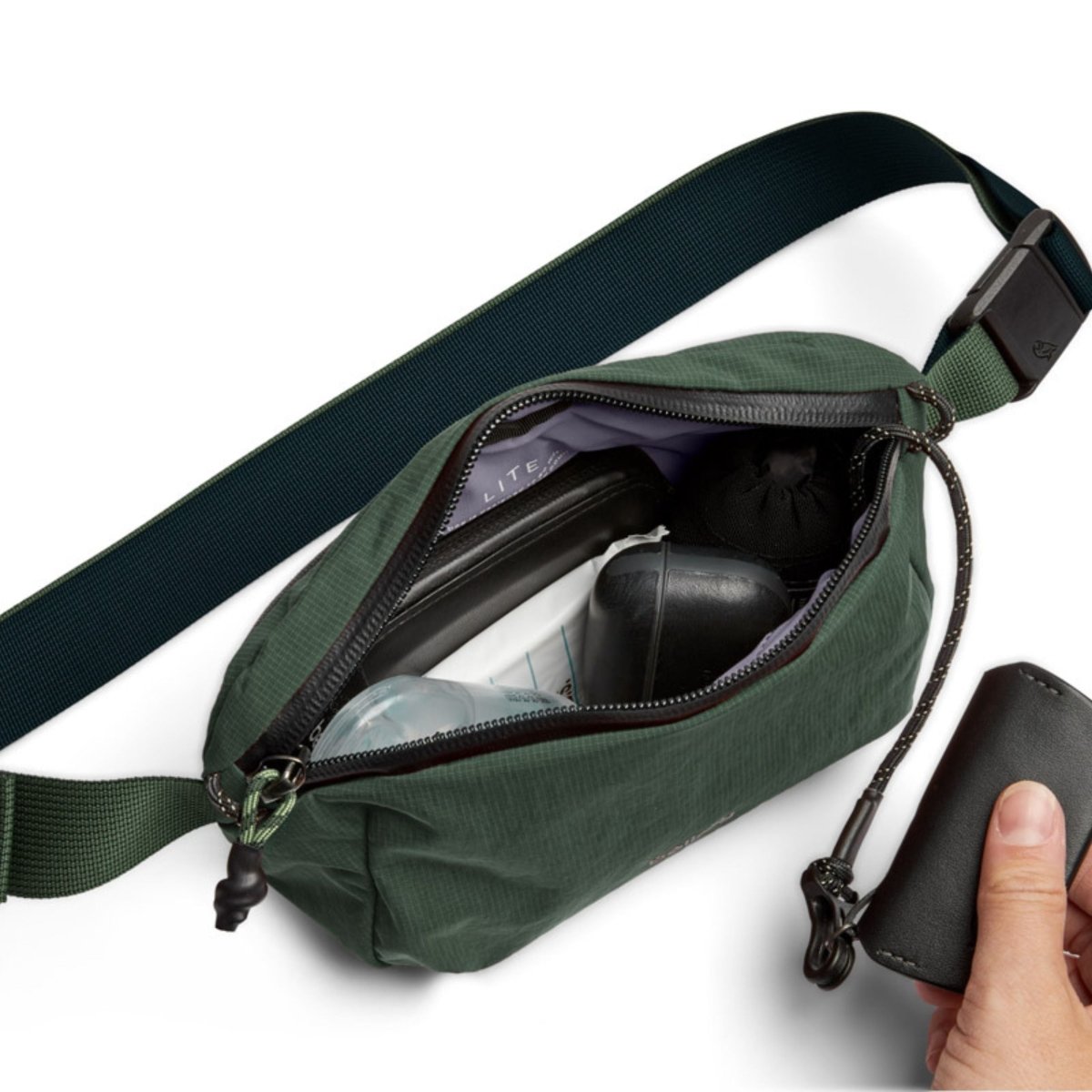 Bellroy Lite Belt Bag in Spruce - Getoutside Shoes
