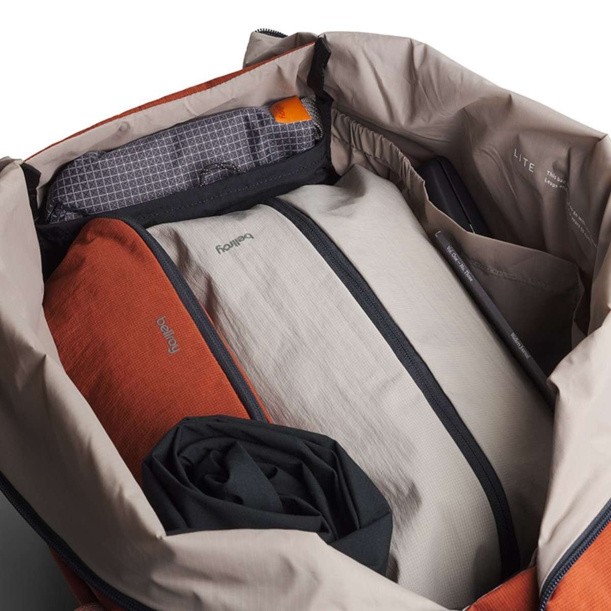 Bellroy Lite Duffel 40L in Clay - Getoutside Shoes