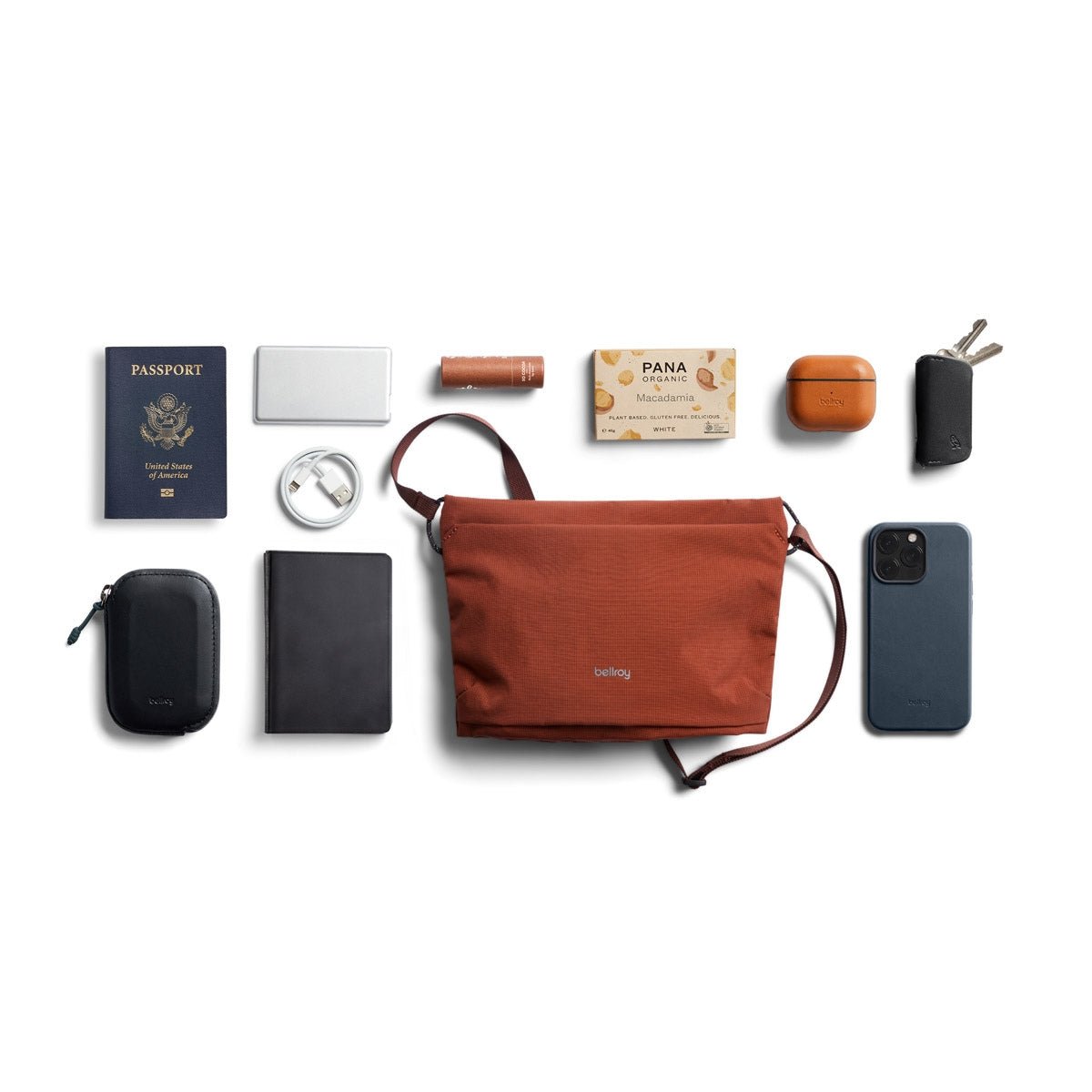 Bellroy Lite Sacoche in Clay - Getoutside Shoes