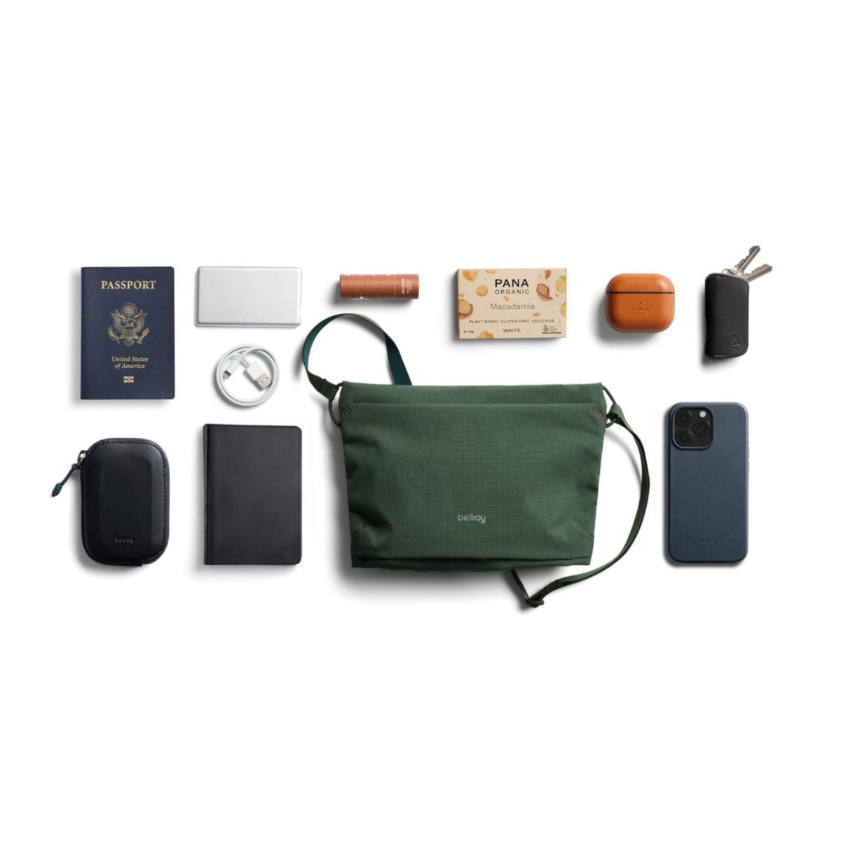 Bellroy Lite Sacoche in Spruce - Getoutside Shoes