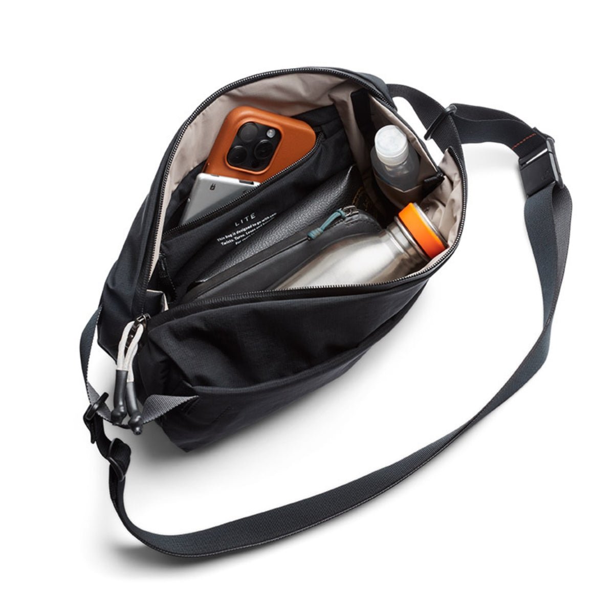 Bellroy Lite Sling in Black - Getoutside Shoes