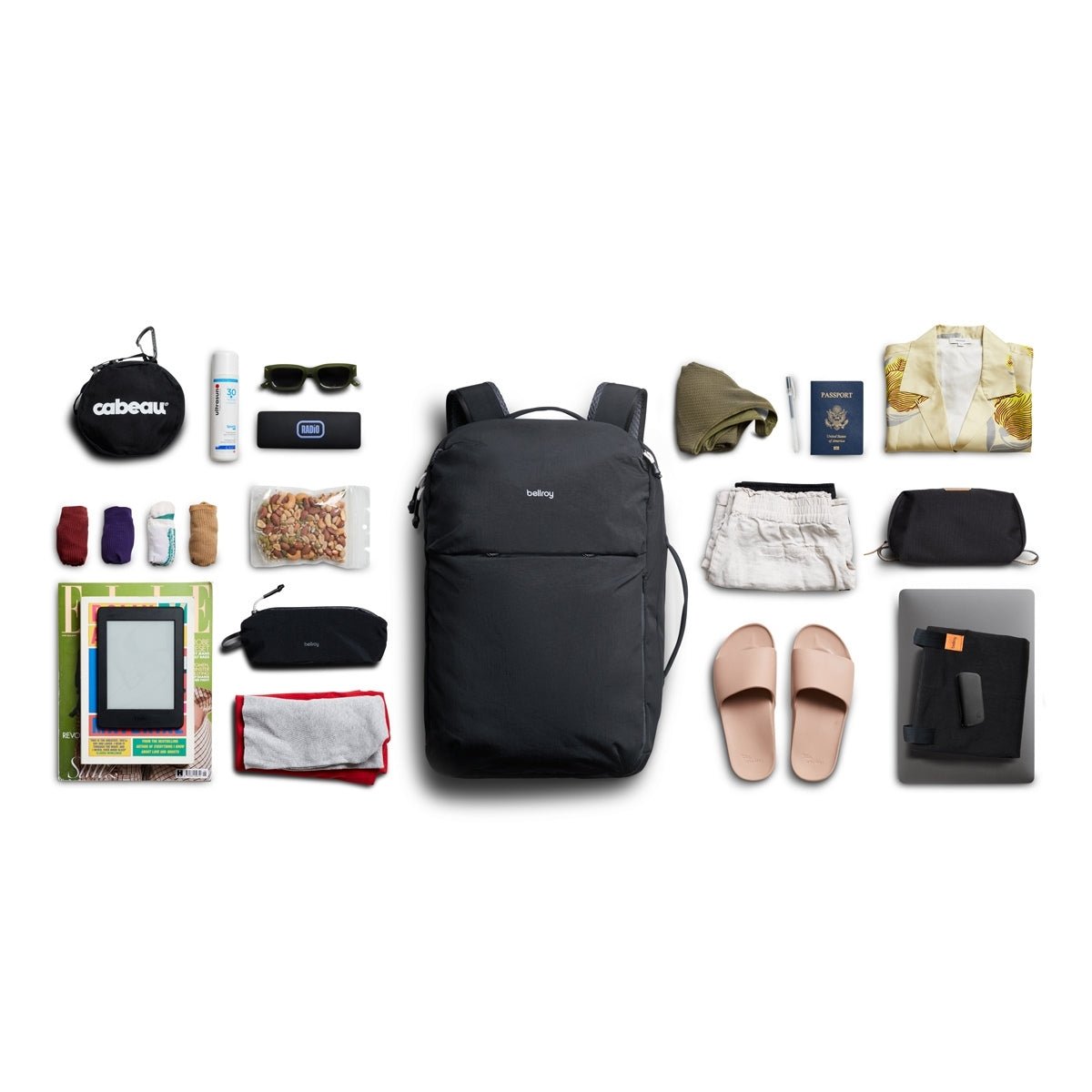 Bellroy Lite Travel Pack 30L in Black - Getoutside Shoes