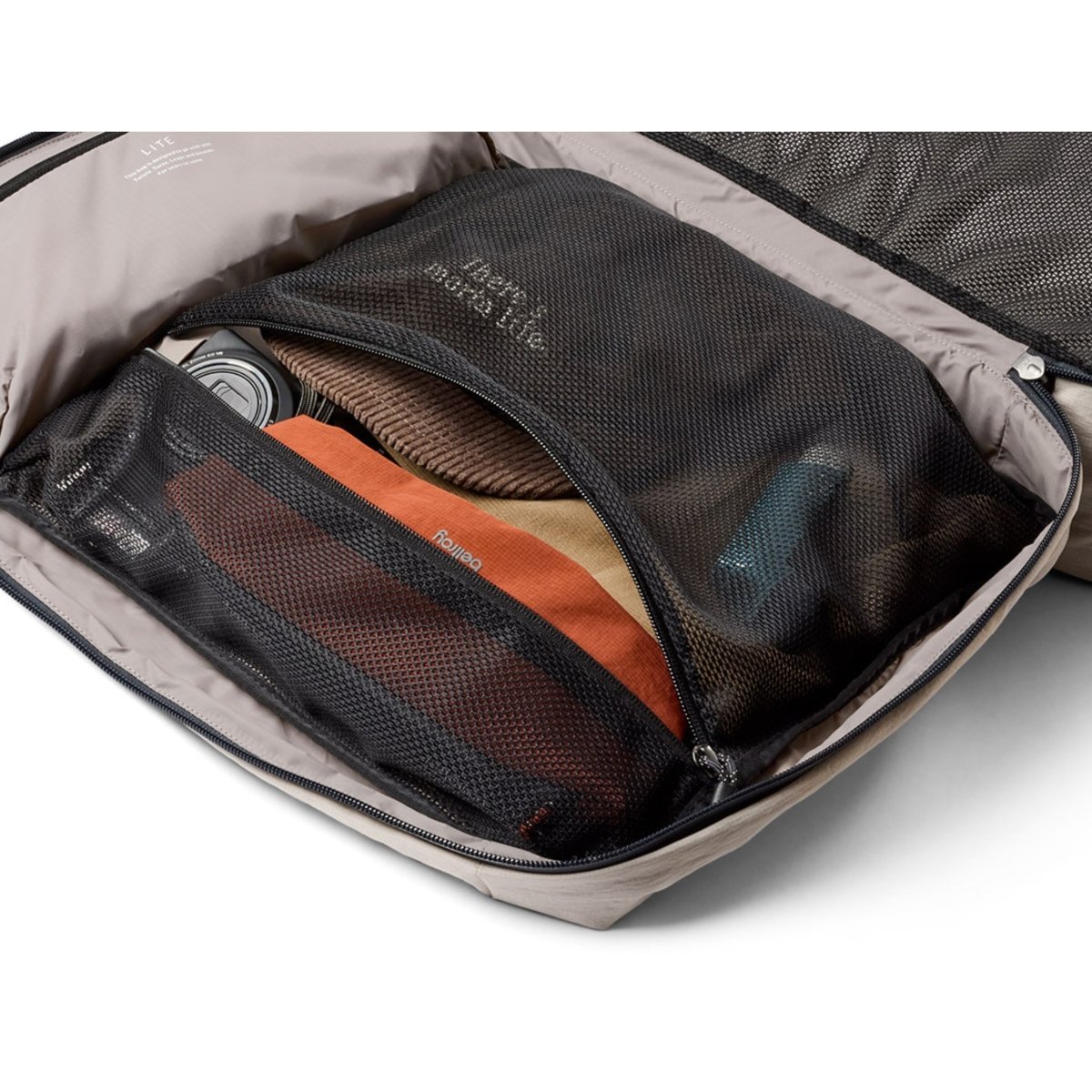 Bellroy Lite Travel Pack 38L in Ash - Getoutside Shoes