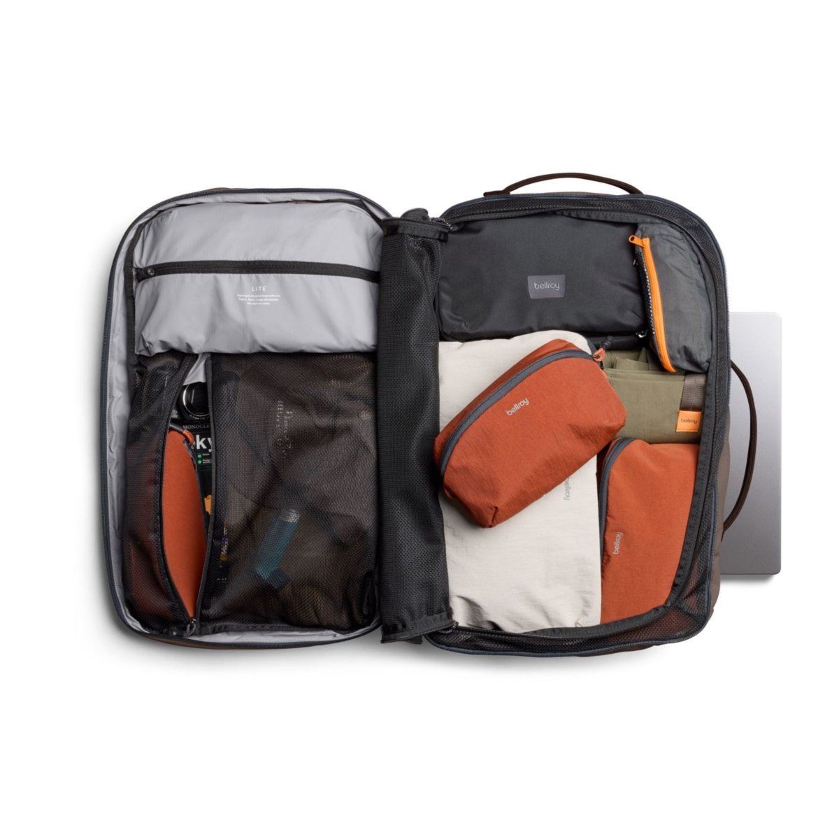 Bellroy Lite Travel Pack 38L in River Rock - Getoutside Shoes