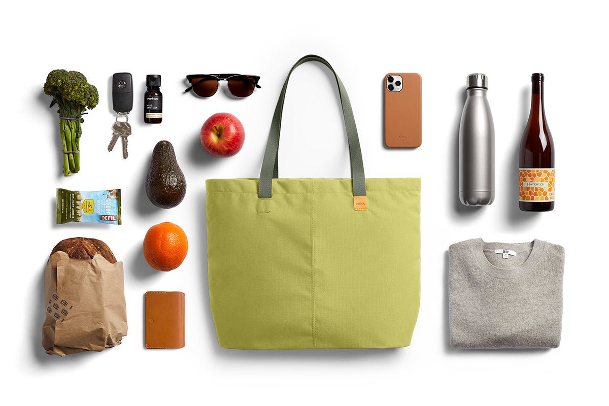 Bellroy Market Tote in Kiwi - Getoutside Shoes