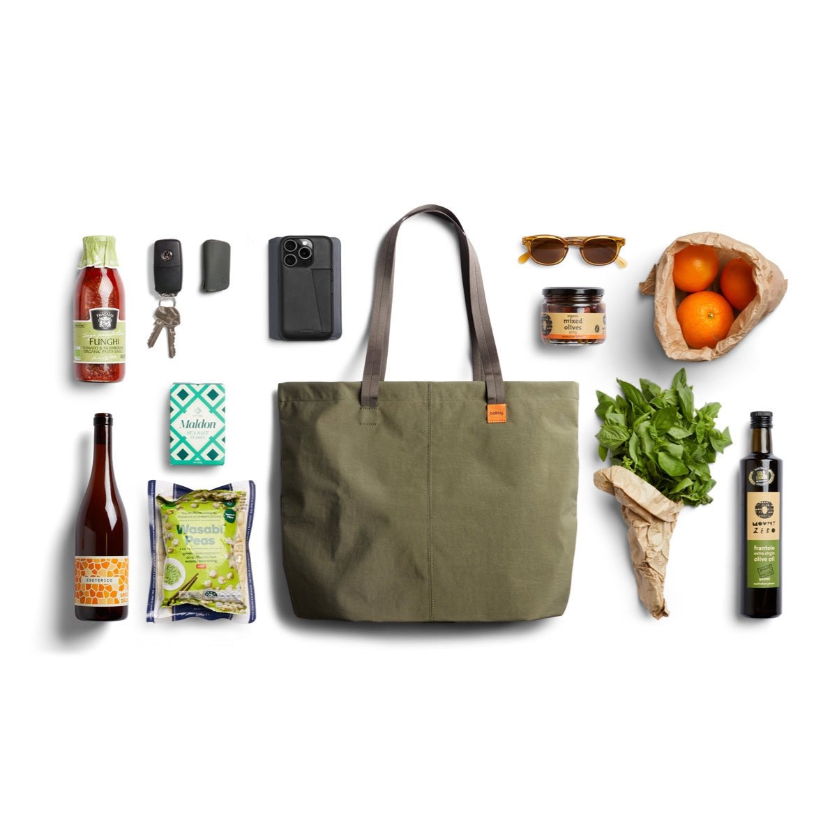 Bellroy Market Tote in Willow - Getoutside Shoes