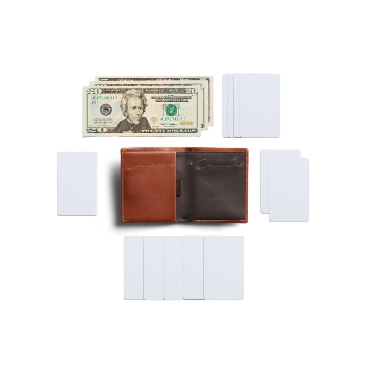 Bellroy Note Sleeve in Burnt Umber - Getoutside Shoes
