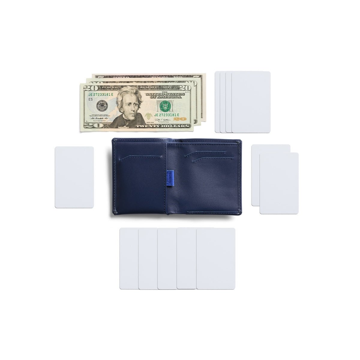Bellroy Note Sleeve in Navy - Getoutside Shoes
