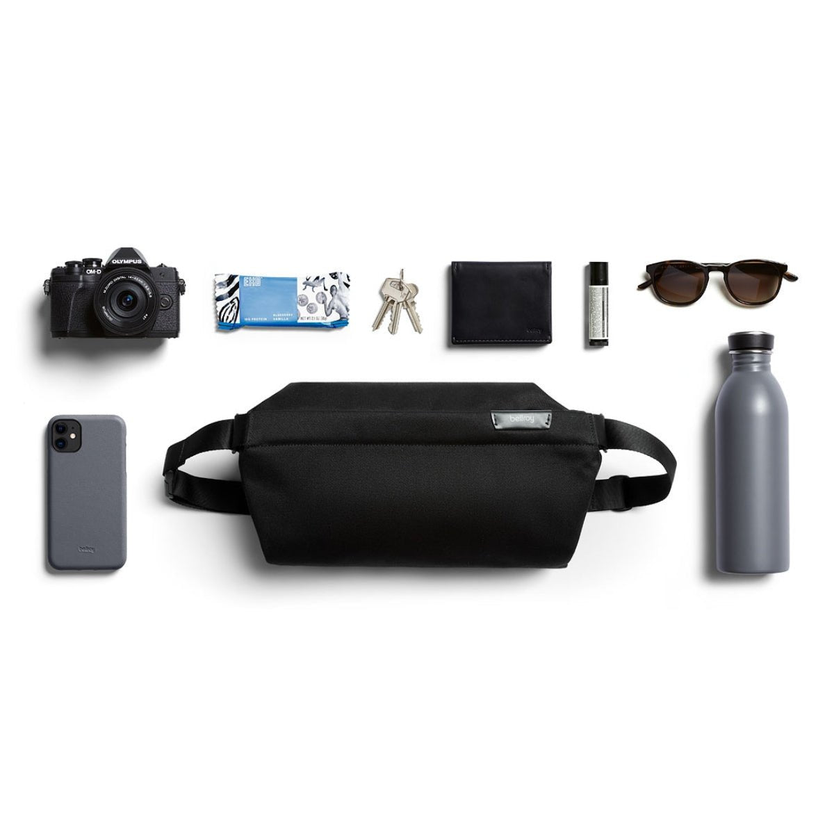 Bellroy Sling in Melbourne Black - Getoutside Shoes
