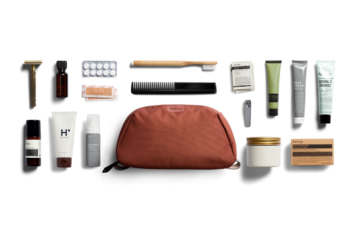 Bellroy Toiletry Kit Plus in Clay - Getoutside Shoes