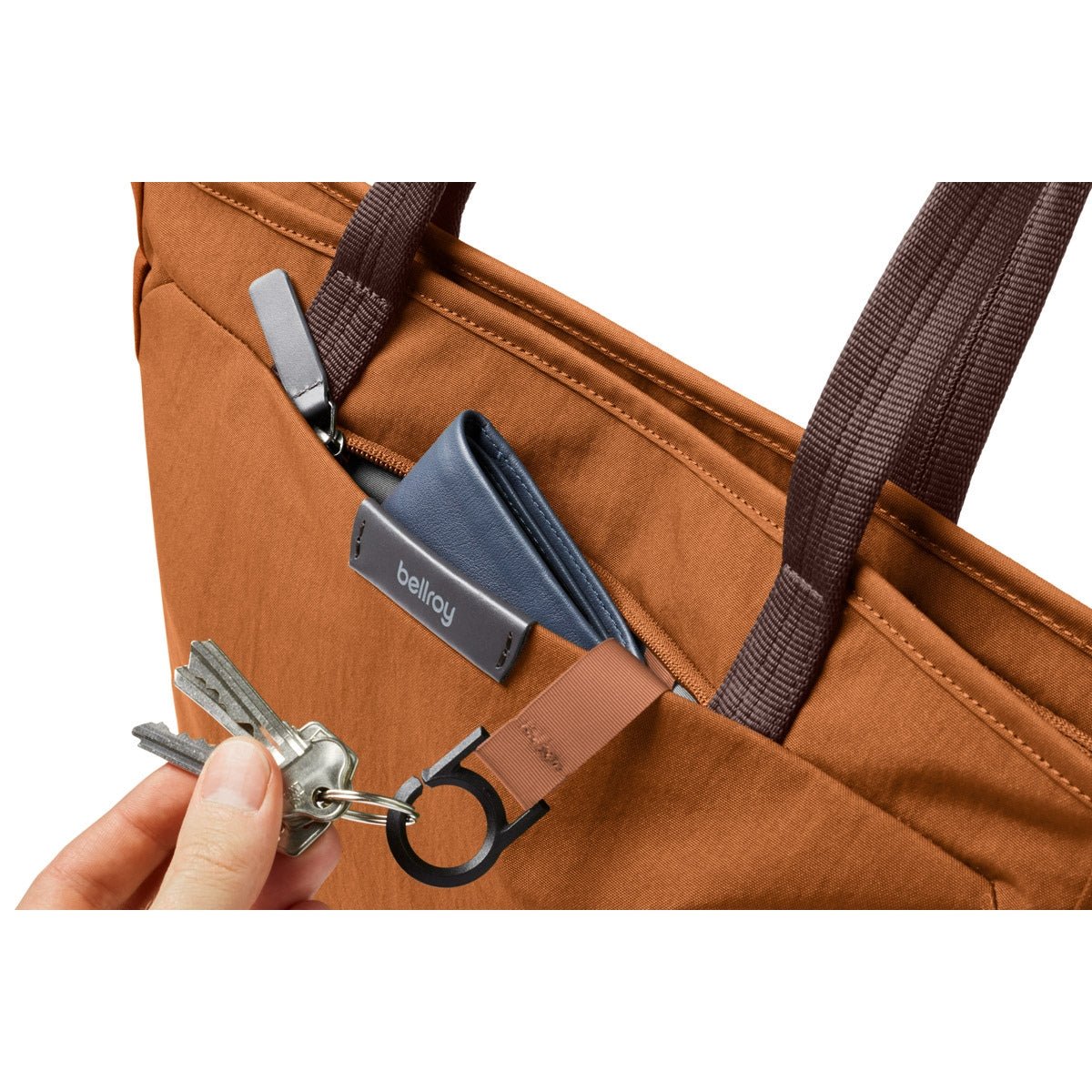 Bellroy Tokyo Tote Compact in Bronze - Getoutside Shoes