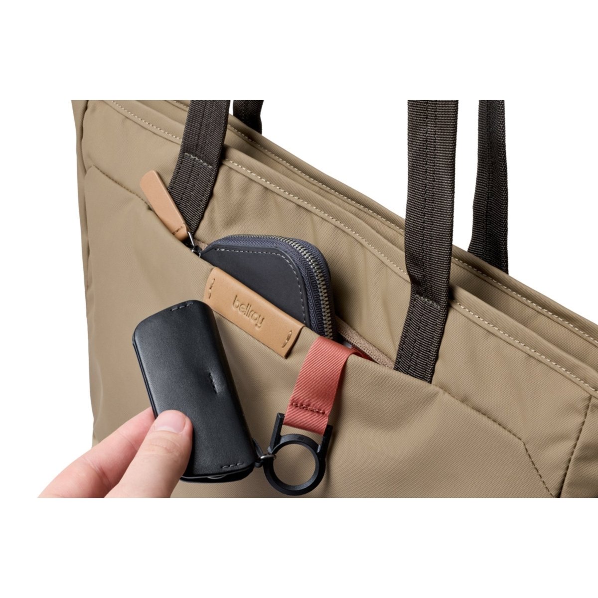 Bellroy Tokyo Tote Compact in Khaki - Getoutside Shoes