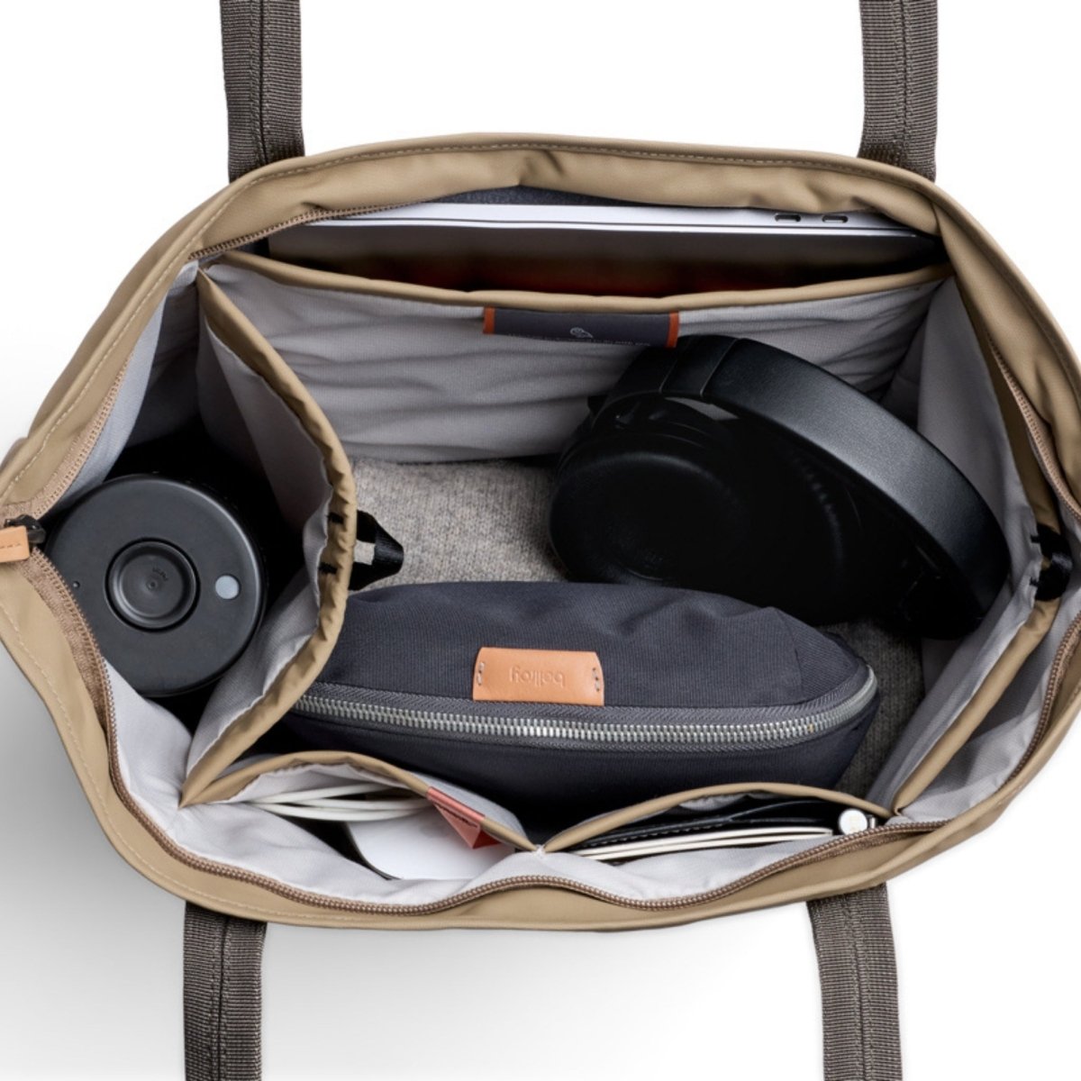 Bellroy Tokyo Tote in Khaki - Getoutside Shoes