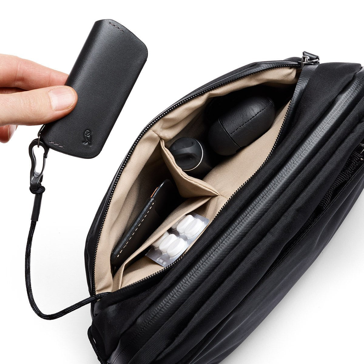 Bellroy Transit Sling 5L in Black - Getoutside Shoes