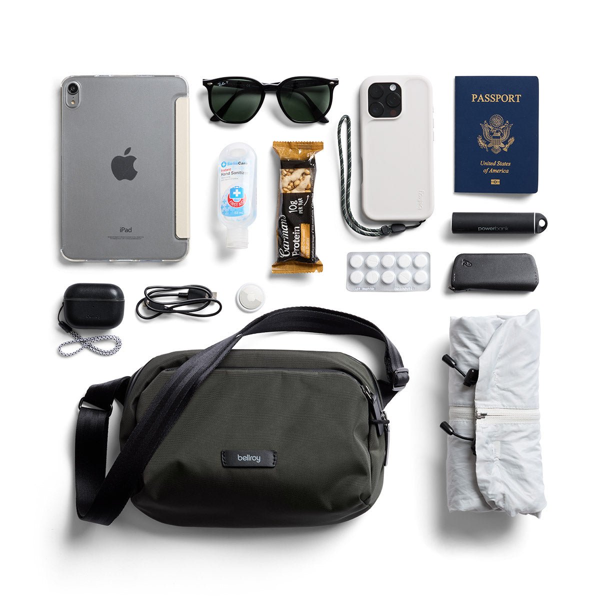 Bellroy Transit Sling 5L in Olive - Getoutside Shoes