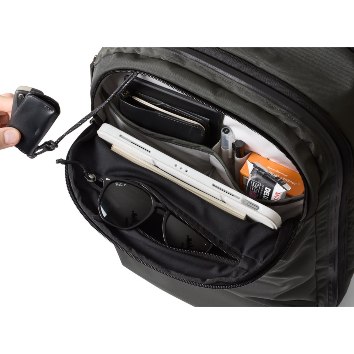 Bellroy Transit Travel Pack Pro in Olive - Getoutside Shoes