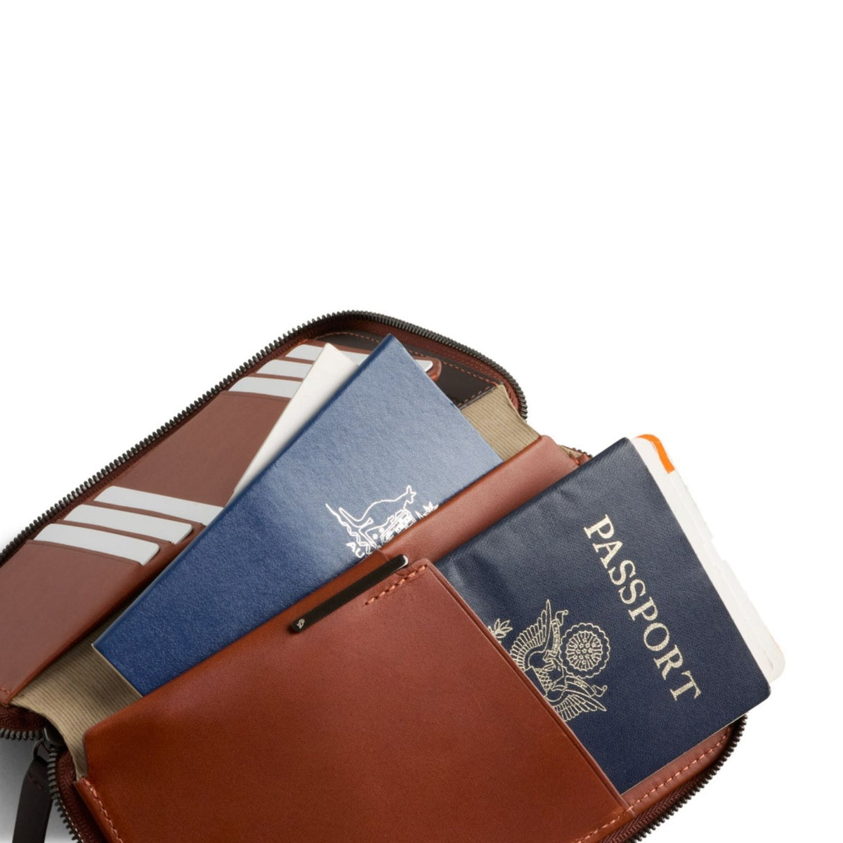 Bellroy Travel Folio (Second Edition) in Burnt Umber - Getoutside Shoes
