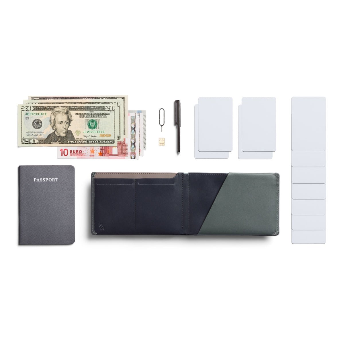 Bellroy Travel Wallet in Everglade - Getoutside Shoes