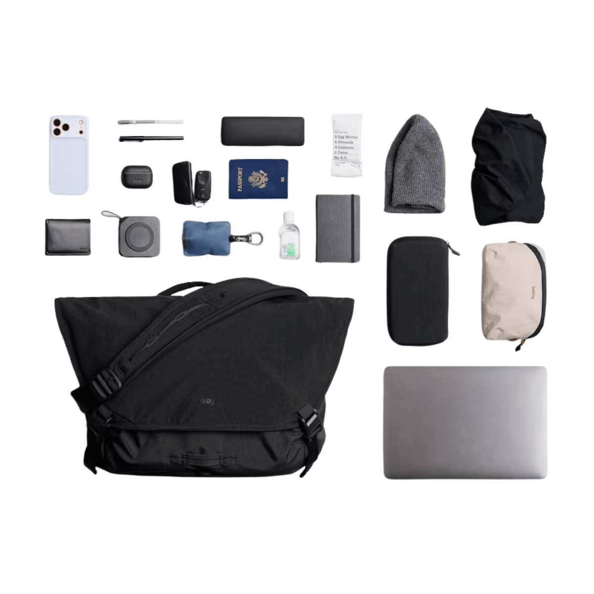 Bellroy Venture Messenger 16” in Black - Getoutside Shoes