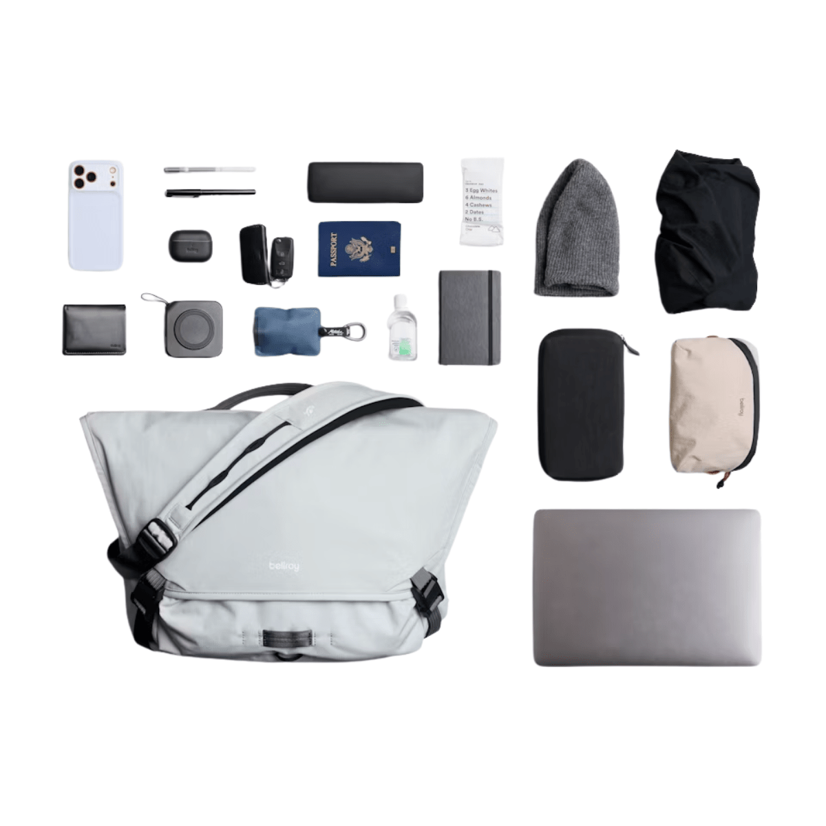 Bellroy Venture Messenger 16” in Fog - Getoutside Shoes