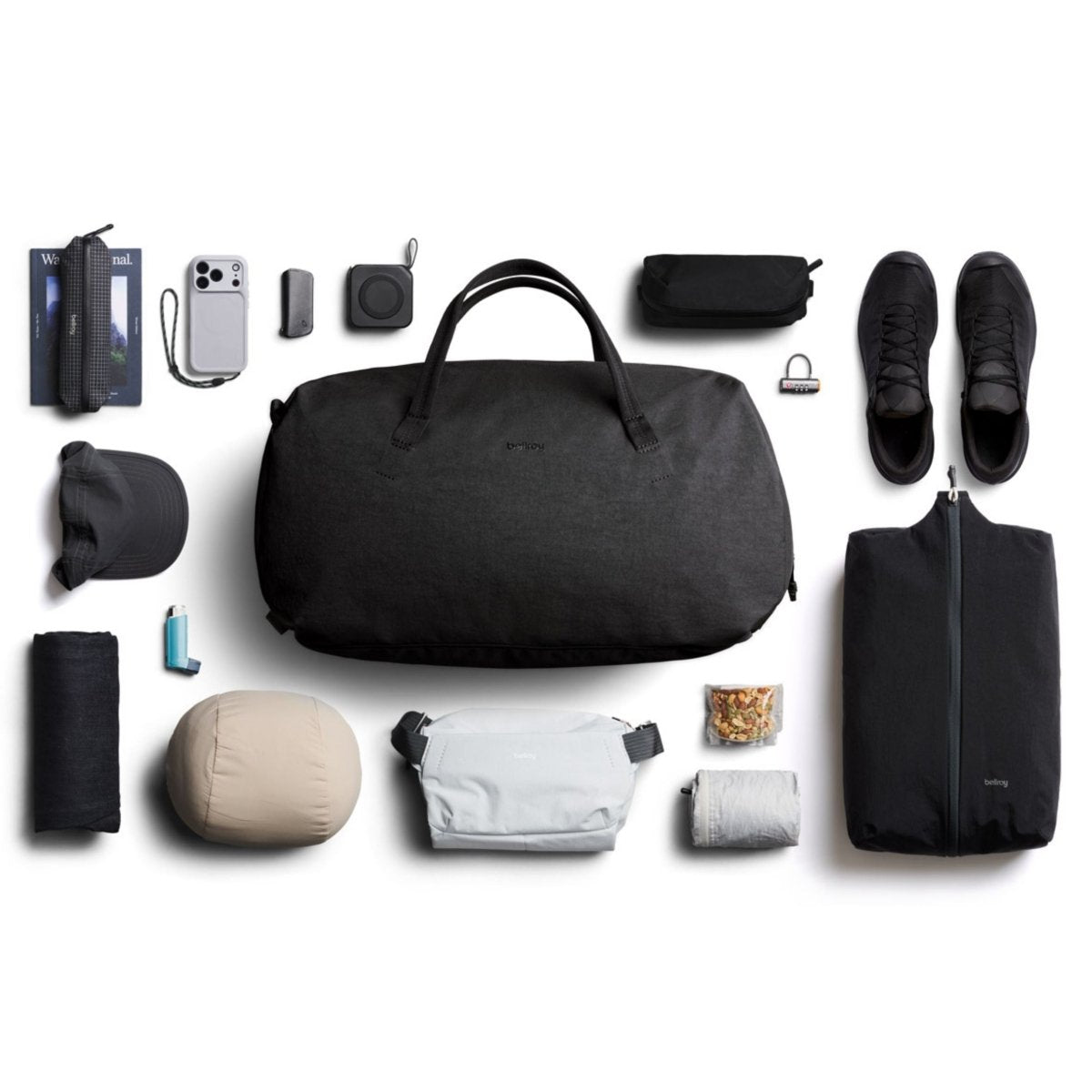 Bellroy Venture Ready Duffel 40L in Black - Getoutside Shoes