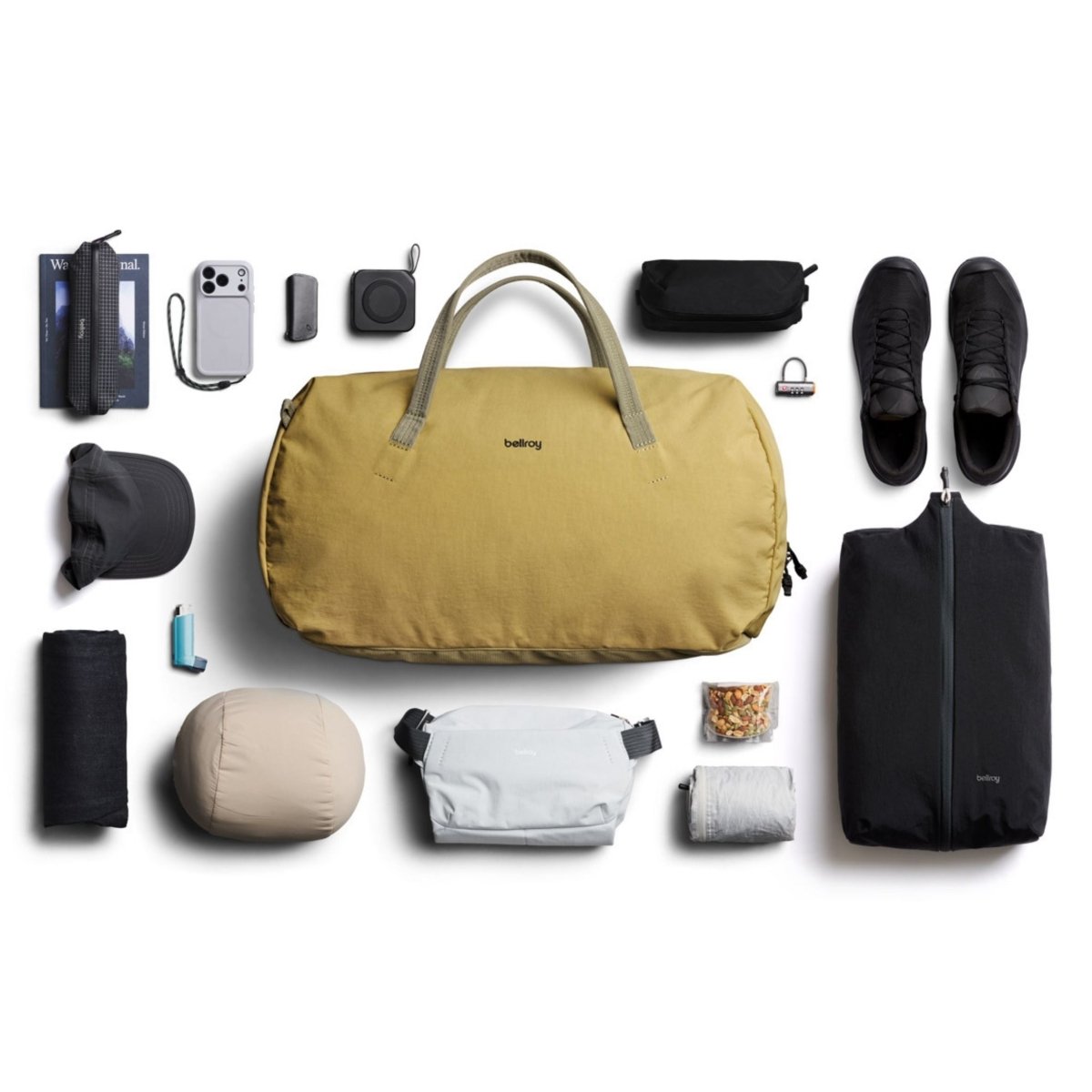Bellroy Venture Ready Duffel 40L in Safari – Getoutside Shoes