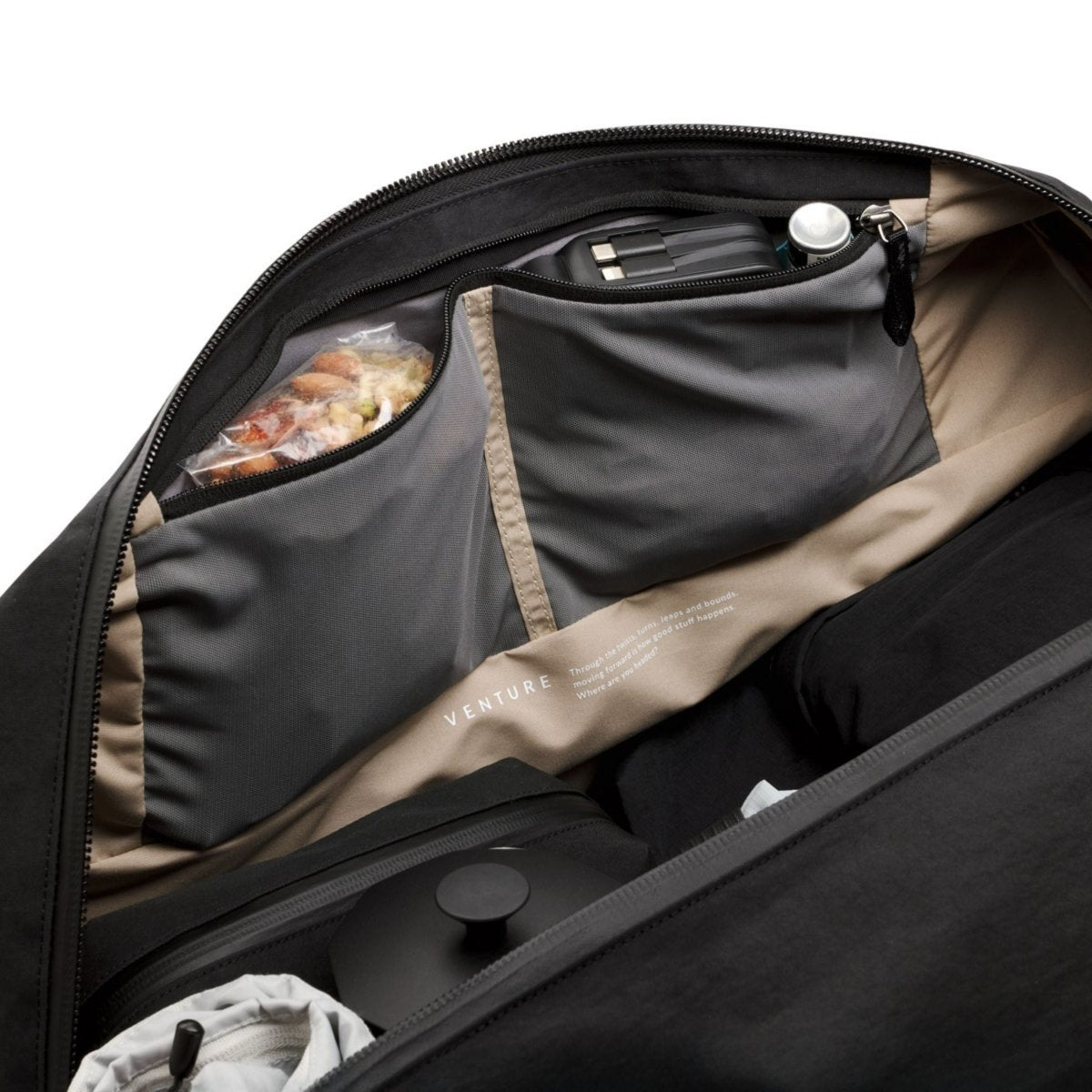 Bellroy Venture Ready Duffel 55L in Black - Getoutside Shoes
