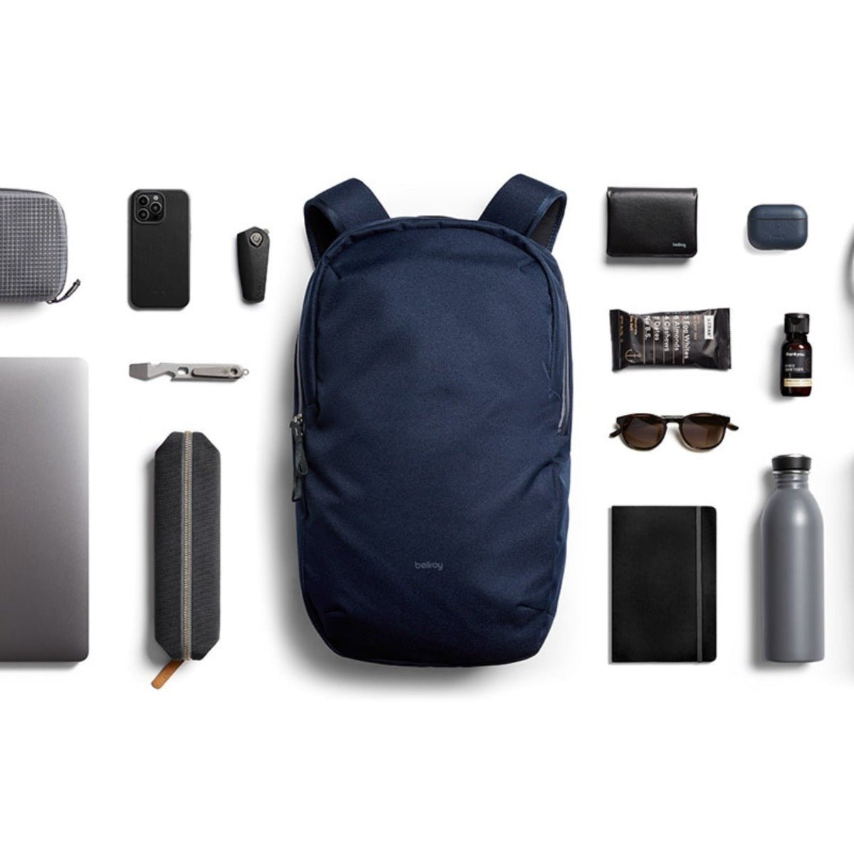 Bellroy Via Backpack in Navy - Getoutside Shoes