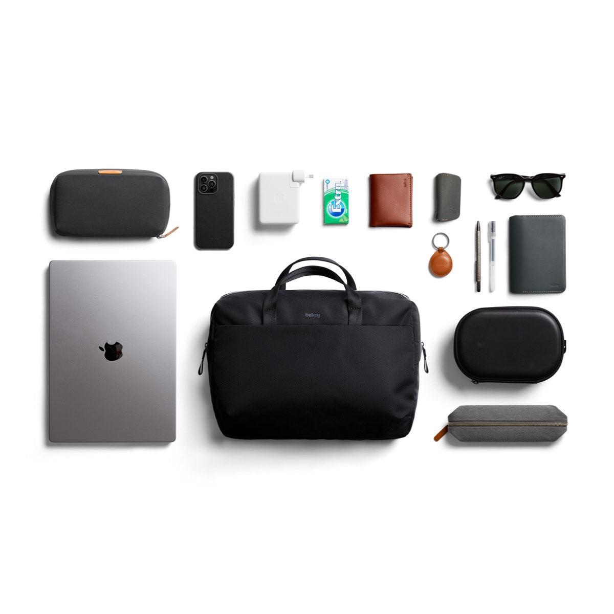 Bellroy Via Work Bag in Black - Getoutside Shoes