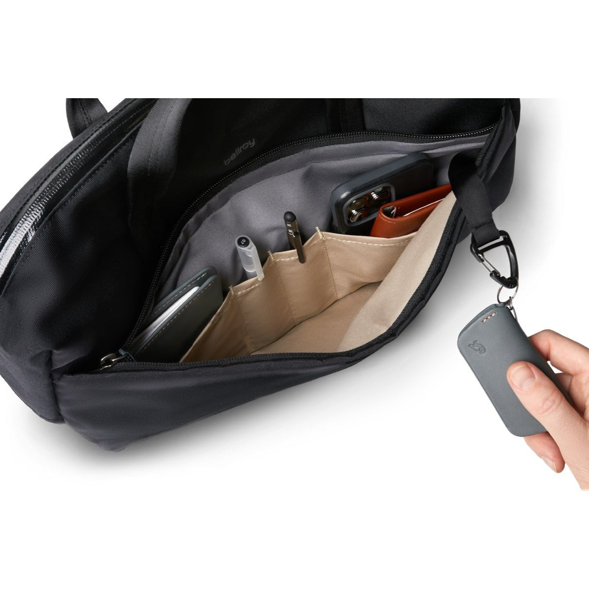 Bellroy Via Work Bag in Black - Getoutside Shoes