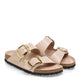 Birkenstock Women&#39;s Arizona Big Buckle Natural Leather Patent in New Beige